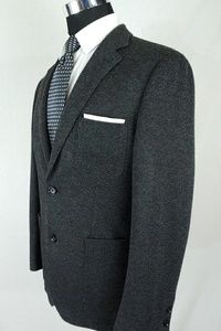 Ibiza Blazer 2Button Charcoal Grey Wool Sport Coat